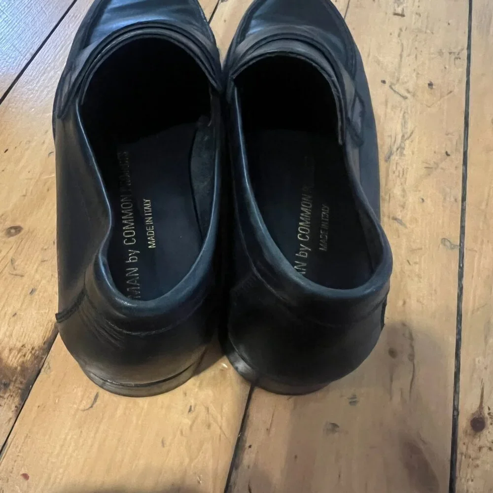 Women by Common Projects black leather loafer - Picture 6 of 9